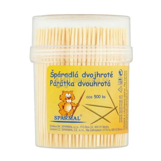 Špáradlá dvojhroté 500 ks
