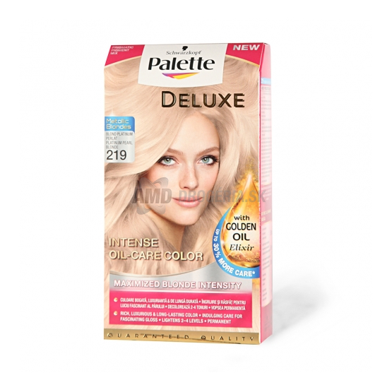 PALETTE DE LUXE 219 PLATINOVÝ PERLETOVY BLOND