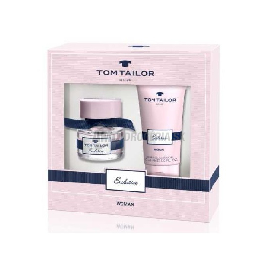 DARČEKOVÁ DÁMSKA KAZETA TOM TAILOR EXCLUSIVE WOMAN EDT TOALETNÁ VODA 30ML + SPRCHOVÝ GÉL 150ML 16
