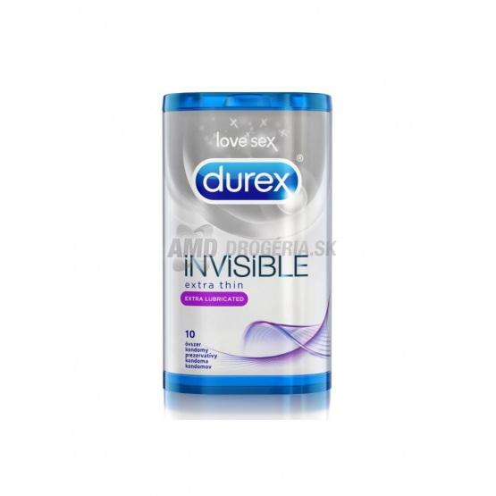 DUREX 10KS INVISIBLE EXTRA LUBRICANTED