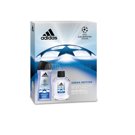 DARČEKOVÁ PÁNSKA KAZETA ADIDAS UEFA EDT TOALETNÁ VODA + SPRCHOVÝ GÉL 16
