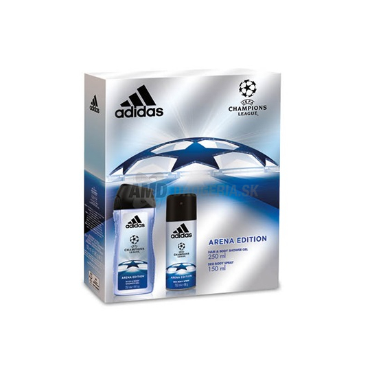 DARČEKOVÁ PÁNSKA KAZETA ADIDAS UEFA DEODORANT + SPRCHOVÝ GÉL 16