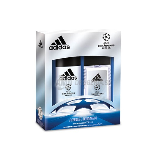DARČEKOVÁ PÁNSKA KAZETA ADIDAS UEFAIII DNS PARFUMOVANÝ DEODORANT + DEODORANT 16