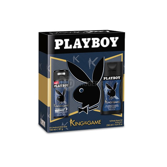 DARČEKOVÁ PÁNSKA KAZETA PLAYBOY KING DEODORANT + SPRCHOVÝ GÉL 16