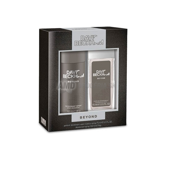 DARČEKOVÁ PÁNSKA KAZETA DAVID BECKHAM BEYOND DNS PARFUMOVANÝ DEODORANT + DEODORANT 16