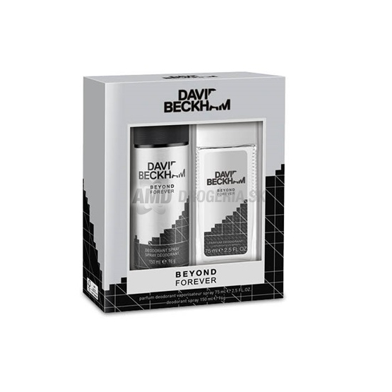 DARČEKOVÁ PÁNSKA KAZETA DAVID BECKHAM BEYOND FORE DNS PARFUMOVANÝ DEODORANT + DEODORANT 16