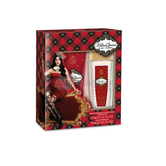 DARČEKOVÁ DÁMSKA KAZETA KATY PERRY KILLER QUEEN DNS PARFUMOVANÝ DEODORANT + SPRCHOVÝ GÉL 16