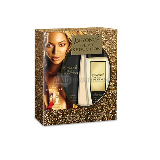 DARČEKOVÁ DÁMSKA KAZETA BEYONCE HEAT SEDUCTION DNS PARFUMOVYNÝ DEODORANT + SPRCHOVÝ GÉL 16