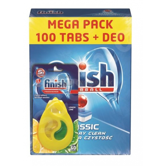 FINISH TABLETY CLASSIC 100KS + DEO LEMON