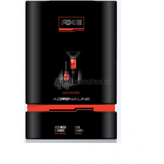 DARČEKOVÁ PÁNSKA KAZETA AXE PLECHOVKA ADRENALINE DEODORANT + SPRCHOVÝ GÉL 16