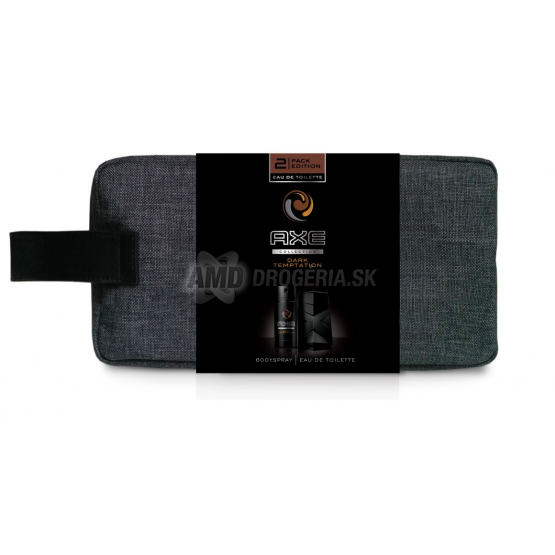 DARČEKOVÁ PÁNSKA KAZETA AXE TAŠKA DARK TEMPATION DEODORANT 150ML + TOALETNÁ VODA 100ML 16