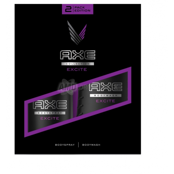 DARČEKOVÁ PÁNSKA KAZETA AXE EXCITE DEODORANT + SPRCHOVÝ GÉL 16