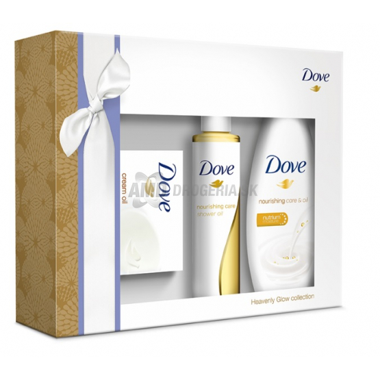 DARČEKOVÁ DÁMSKA KAZETA DOVE DRY OIL SPRCHOVÝ GÉL + SPRCHOVÝ OLEJ + MYDLO 16
