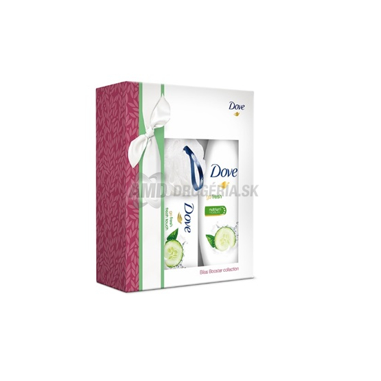 DARČEKOVÁ DÁMSKA KAZETA DOVE GO FRESH TOUCH SPRCHOVÝ GÉL + MYDLO + HUBKA 16