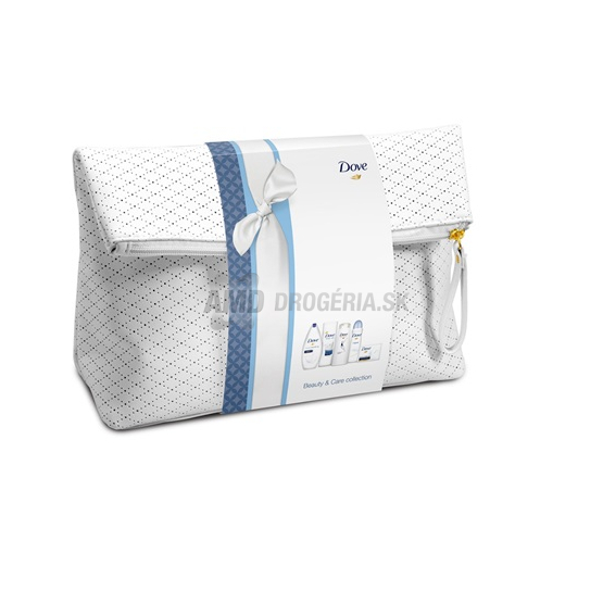 DARČEKOVÁ DÁMSKA KAZETA DOVE TAŠKA ORIGINAL DEODORANT + SPRCHOVÝ GÉL + MYDLO + TELOVÉ MLIEKO + ŠAMPÓN 16