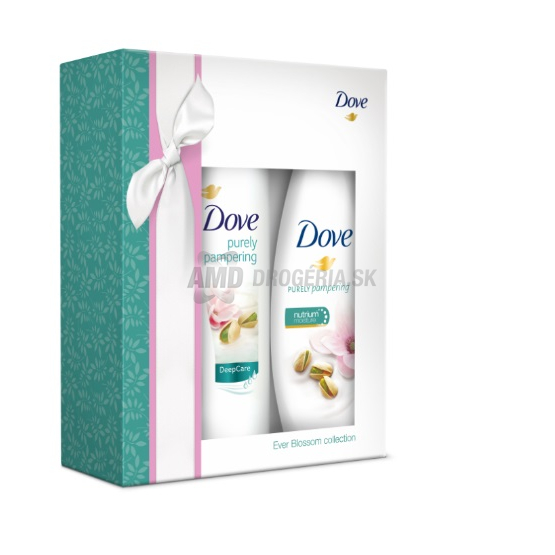 DARČEKOVÁ DÁMSKA KAZETA DOVE PISTACHIO SPRCHOVÝ GÉL + TELOVÉ MLIEKO 16
