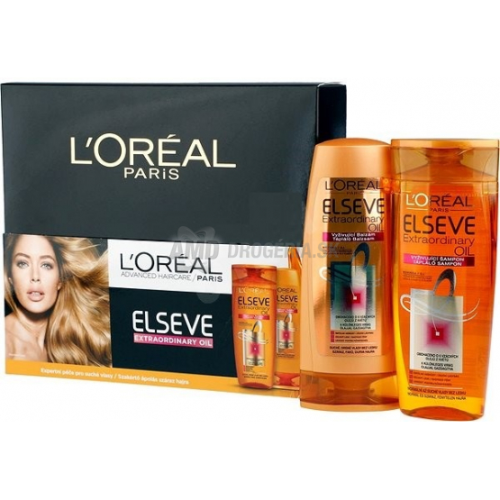 DARČEKOVÁ DÁMSKA KAZETA ELSEVE EXTRA OIL ŠAMPÓN + BALZAM