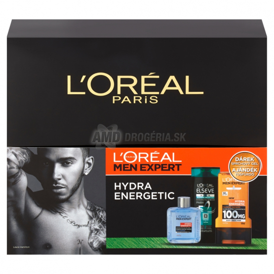 DARČEKOVÁ PÁNSKA KAZETA LOREAL ENERGETIC VODA PO HOLENÍ + ŠAMPÓN + SPRCHOVÝ GÉL 16