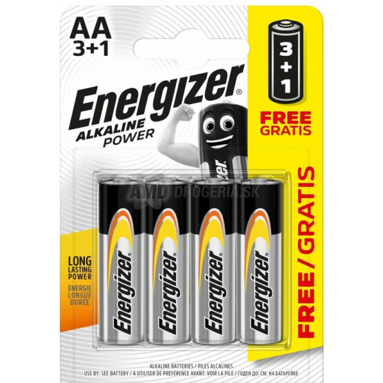 ENERGIZER AA BATÉRIE 3 + 1 KS