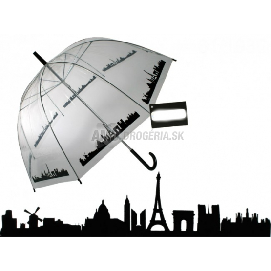 DÁZDNIK TRANSPARENTNÝ PARÍŽ 1KS