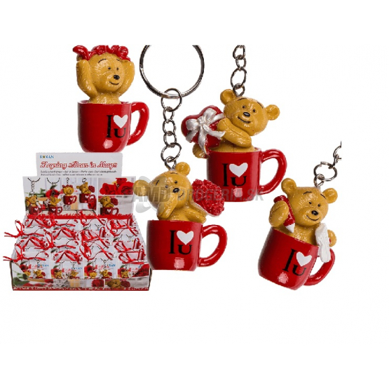 KĽÚČENKA MEDVEDÍK V DARČEKOVOM BALENÍ 1KS