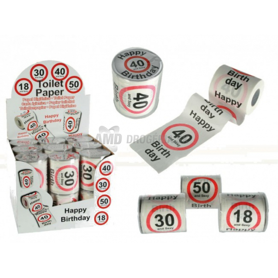 NARODENINOVÝ TOALETNÝ PAPIER 1KS