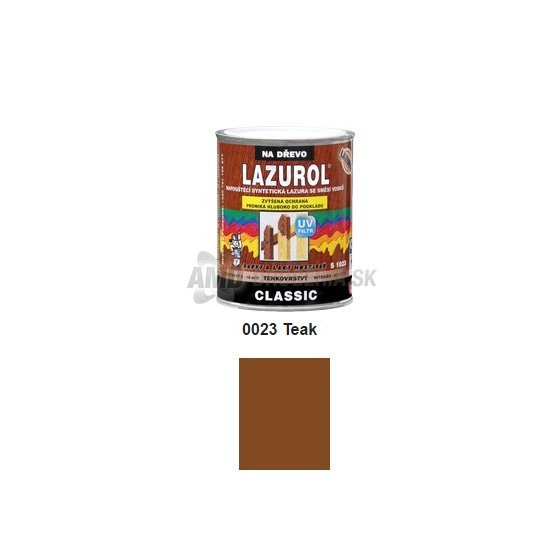 LAZUROL CLASSIC TENKOVRSTVÝ 0,75L TEAK