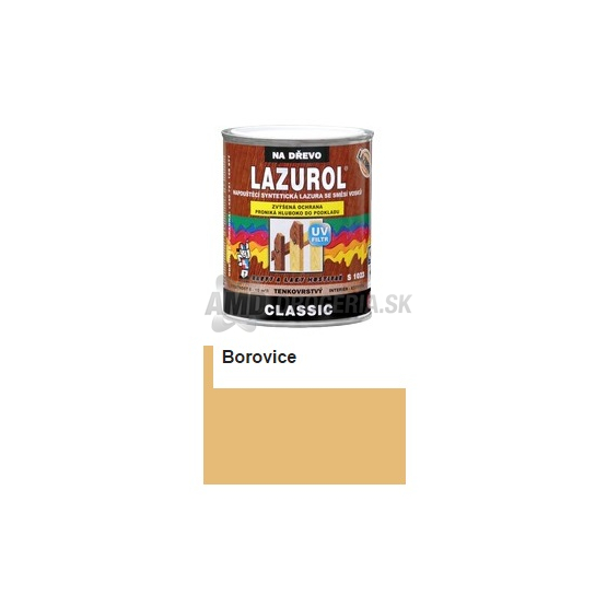 LAZUROL CLASSIC TENKOVRSTVÁ 2,5L BOROVICA