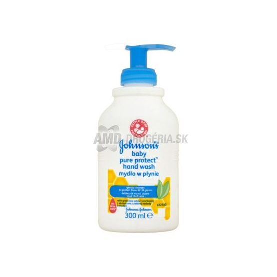 JOHNSONS BABY TEKUTÉ MYDLO PURE PROTECT 300 ML