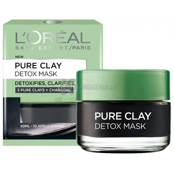 LOREAL EXFOLIAČNÁ PURE CLAY MASKA DETOX 50 ML