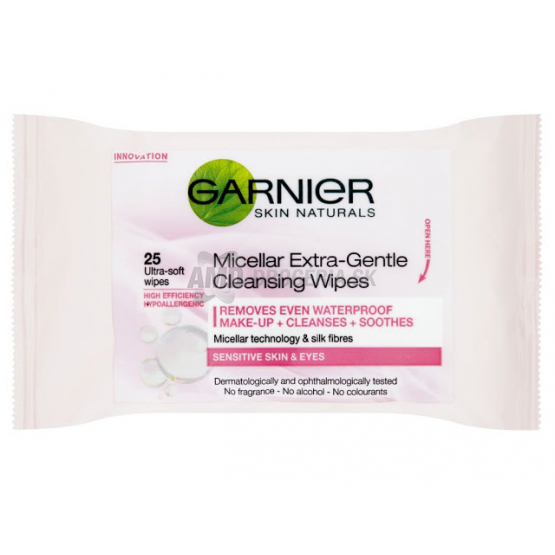 GARNIER ESSENTIAL MICELLAR VLHČENÉ UTIERKY 25 KS