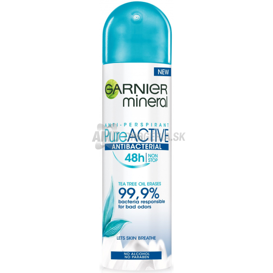 GARNIER DEODORANT PURE ACTIVE 150 ML
