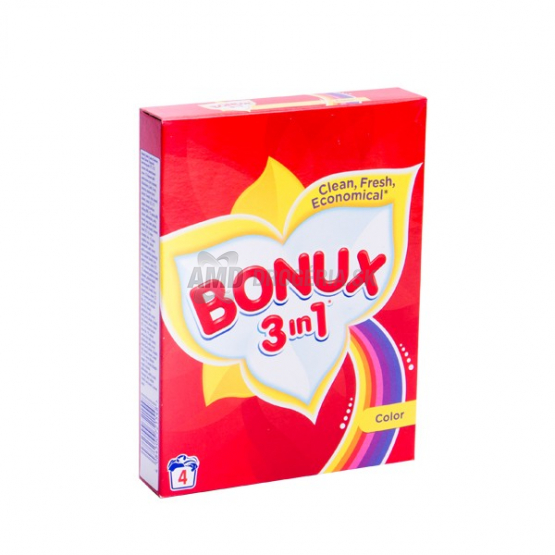 BONUX PRACÍ PRÁŠOK COLOR 3V1 4 PD 