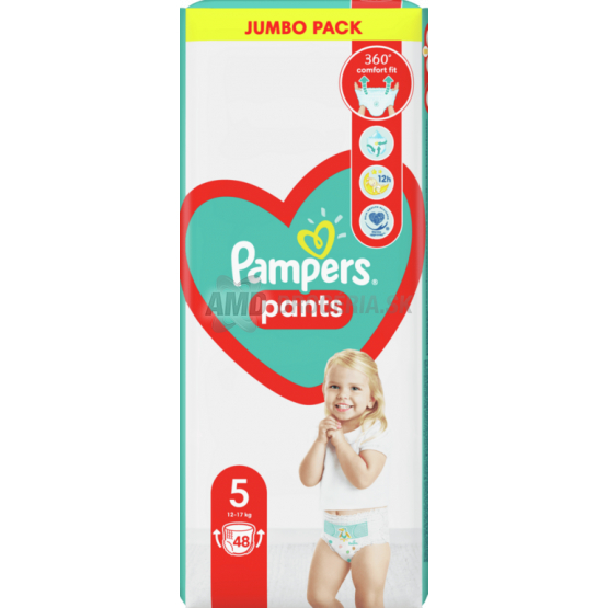 PAMPERS PANTS NOHAVIČKY 5 48KS