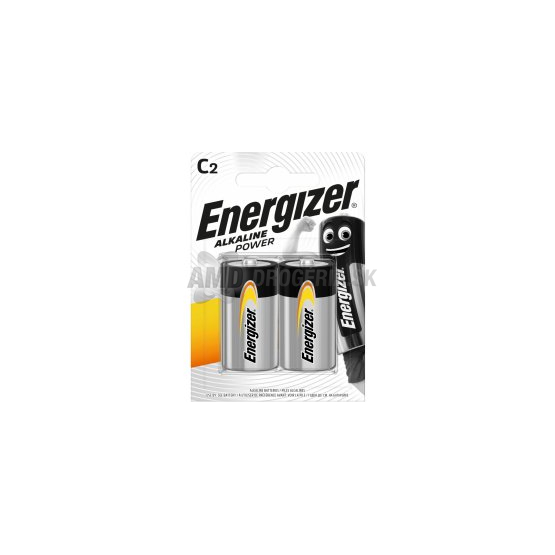 ENERGIZER ALKALINE C 1,5 V BATÉRIE 2 KS LR14