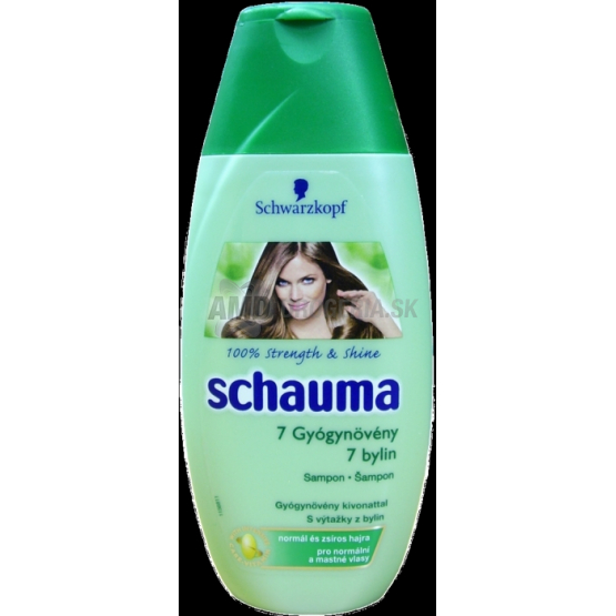 SCHAUMA ŠAMPÓN 7 BYLÍN ZELENÝ 250 ML