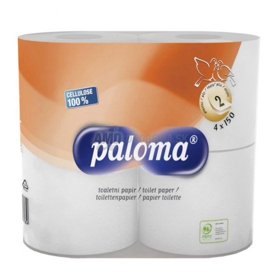 PALOMA TOALETNÝ PAPIER BIELY 4 KS