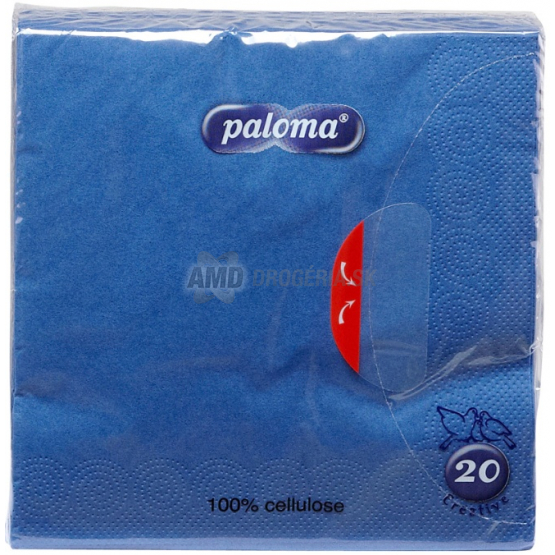 PALOMA SERVÍTKY 3-VRSTVOVÉ 33x33 BLUE TAHITI 20 KS