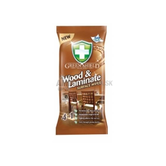 GREEN SHIELD VLHČENÉ UTIERKY NA NÝBYTOK 50 KS
