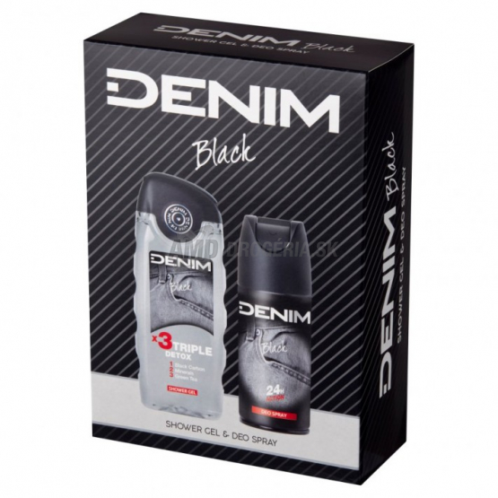 DARČEKOVÁ PÁNSKA KAZETA DENIM BLACK SPRCHOVÝ GÉL + DEODORANT 