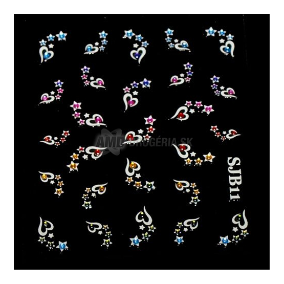 NÁLEPKY NA NECHTY JS-155 N