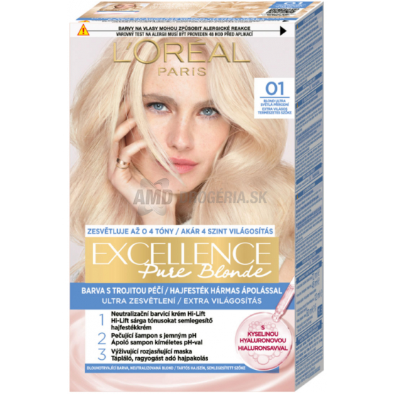 LOREAL EXCELLENCE 01 BLOND ULTRA SVETLÁ PRÍRODNÁ