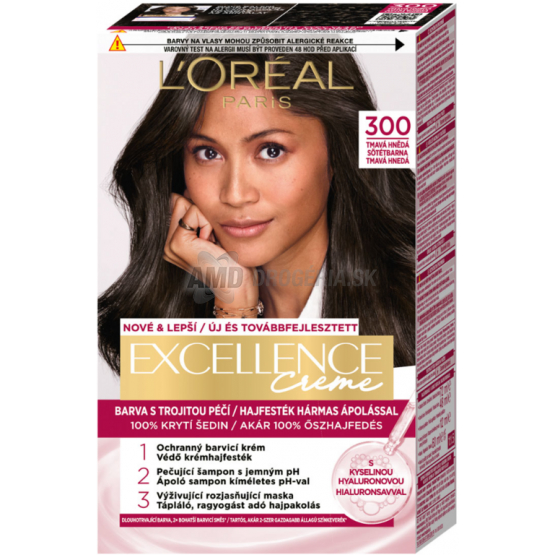 LOREAL EXCELLENCE 300 HNEDÁ TMAVÁ