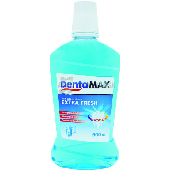 DENTAMAX ÚSTNA VODA EXTRA FRESH 600 ML