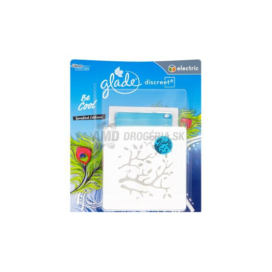 GLADE DISCREEET BE COOL ELEKTRICKÝ OSVIEŽOVAČ VZDUCHU NÁHRADNÁ NÁPLŇ 8 g
