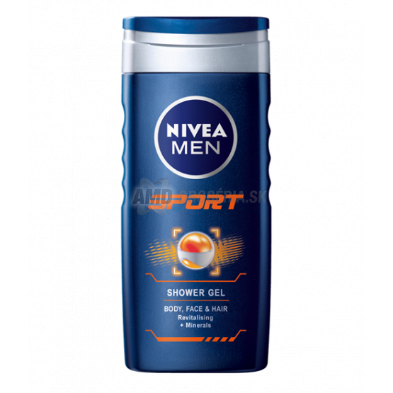 NIVEA FOR MEN  SPRCHOVÝ GÉL ŠPORT  250 ML