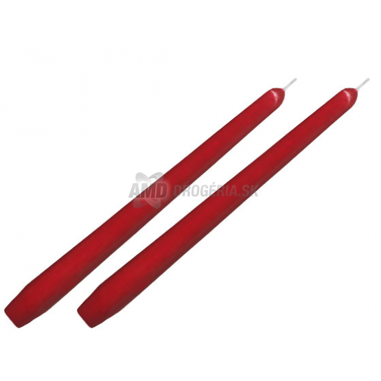 SVIEČKA KÓNICKA BORDOVÁ 1 KS