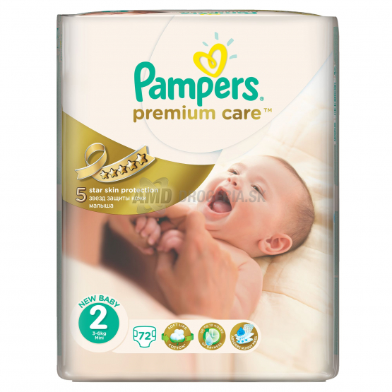 PAMPERS PREMIUM MINI 72 KS