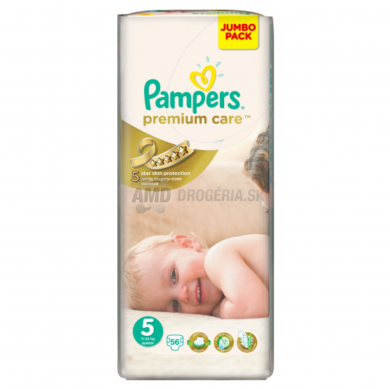 PAMPERS PREMIUM JUNIOR 5 (11 - 25 KG) 56 KS