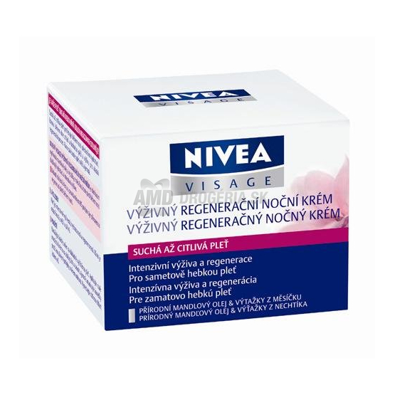 NIVEA KRÉM VISAGE NOČNÝ VÝŽIVNÝ REGENERAČNÝ 50 ML